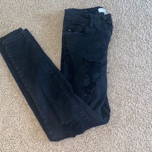 Kancan Lexis Rangley Black High Waist Skinny Jeans